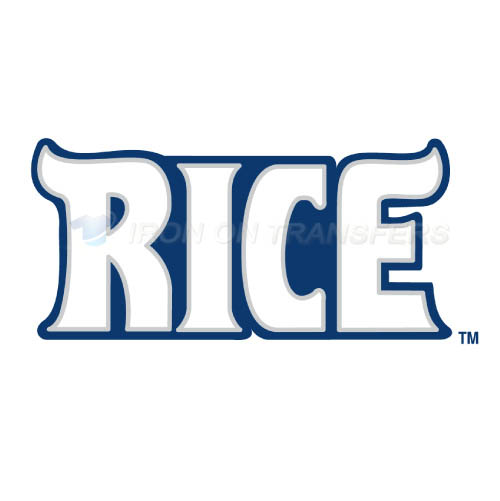 Rice Owls Iron-on Stickers (Heat Transfers)NO.5993